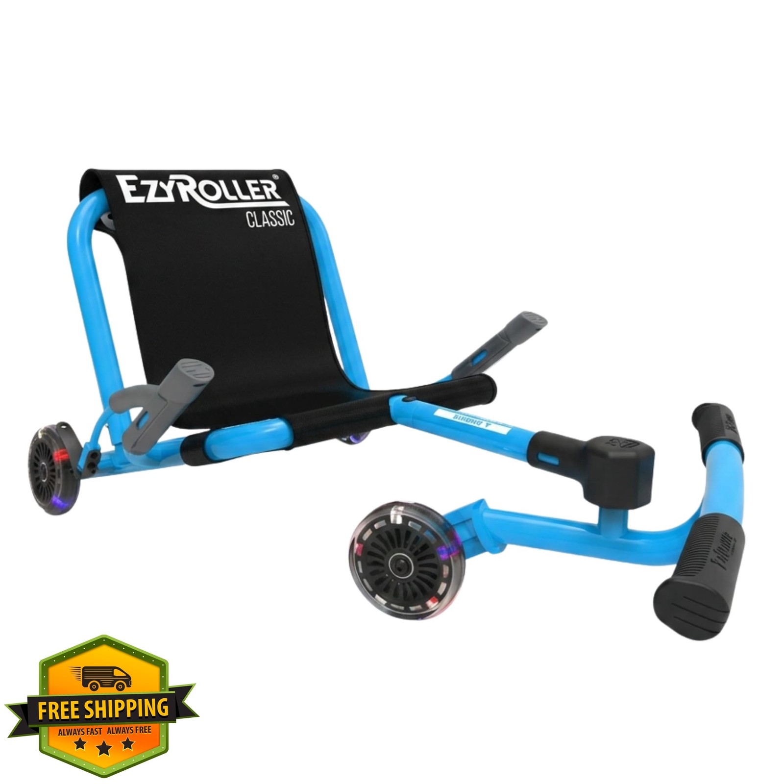 EzyRoller Classic with LED Wheels Ride On Toy for Kids, Ages 3-12, Up to 154 …