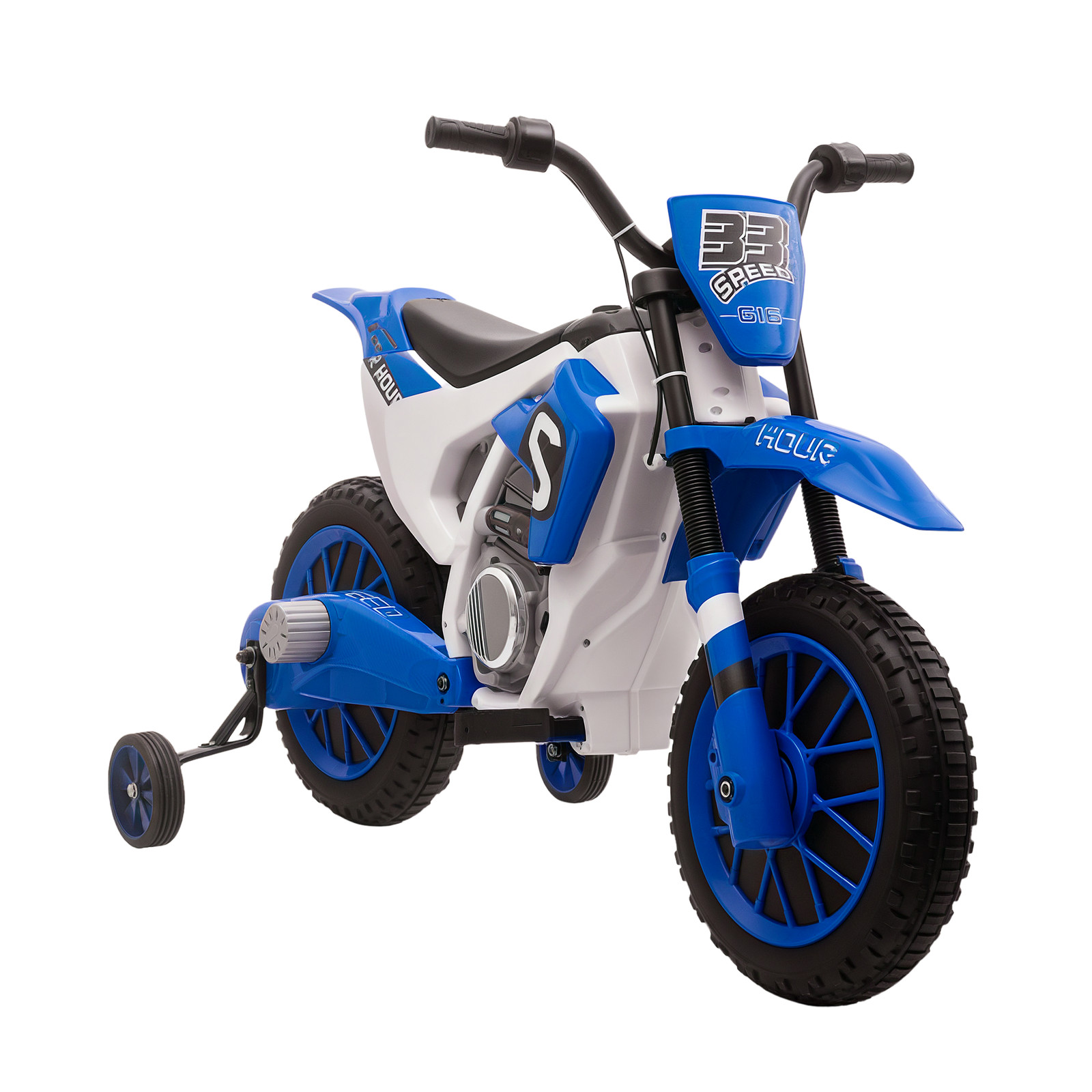 12V Kids Motorcycle Off Road Electric Motor Bike, Blue