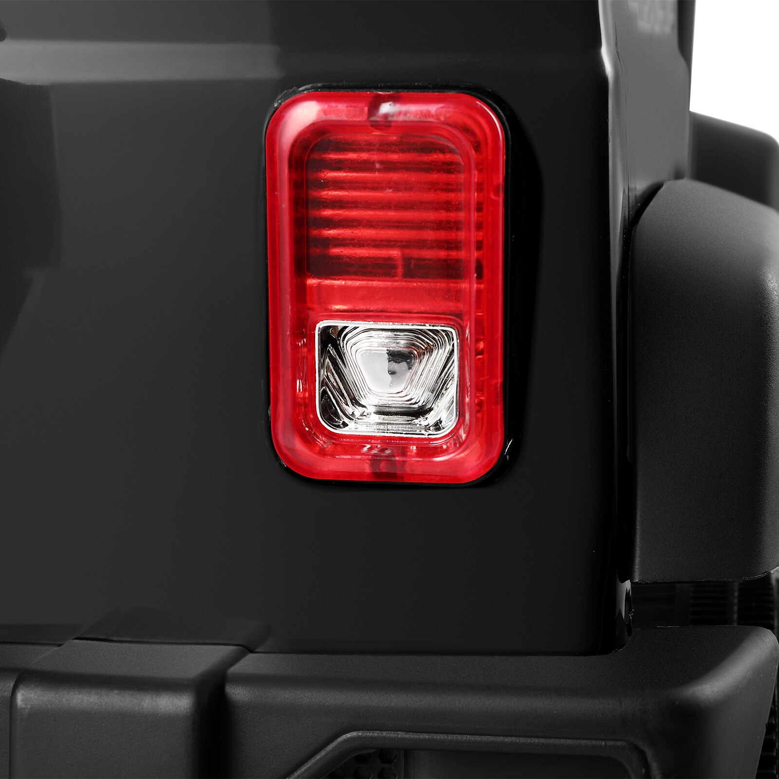 12V Battery Black Kids Ride on Truck Car Toys Black w/ MP3, LED Light, RC, Cover