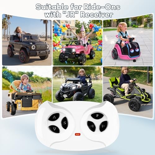 2.4GHz Bluetooth Remote Control Replacement for Ride on Car, Compatible