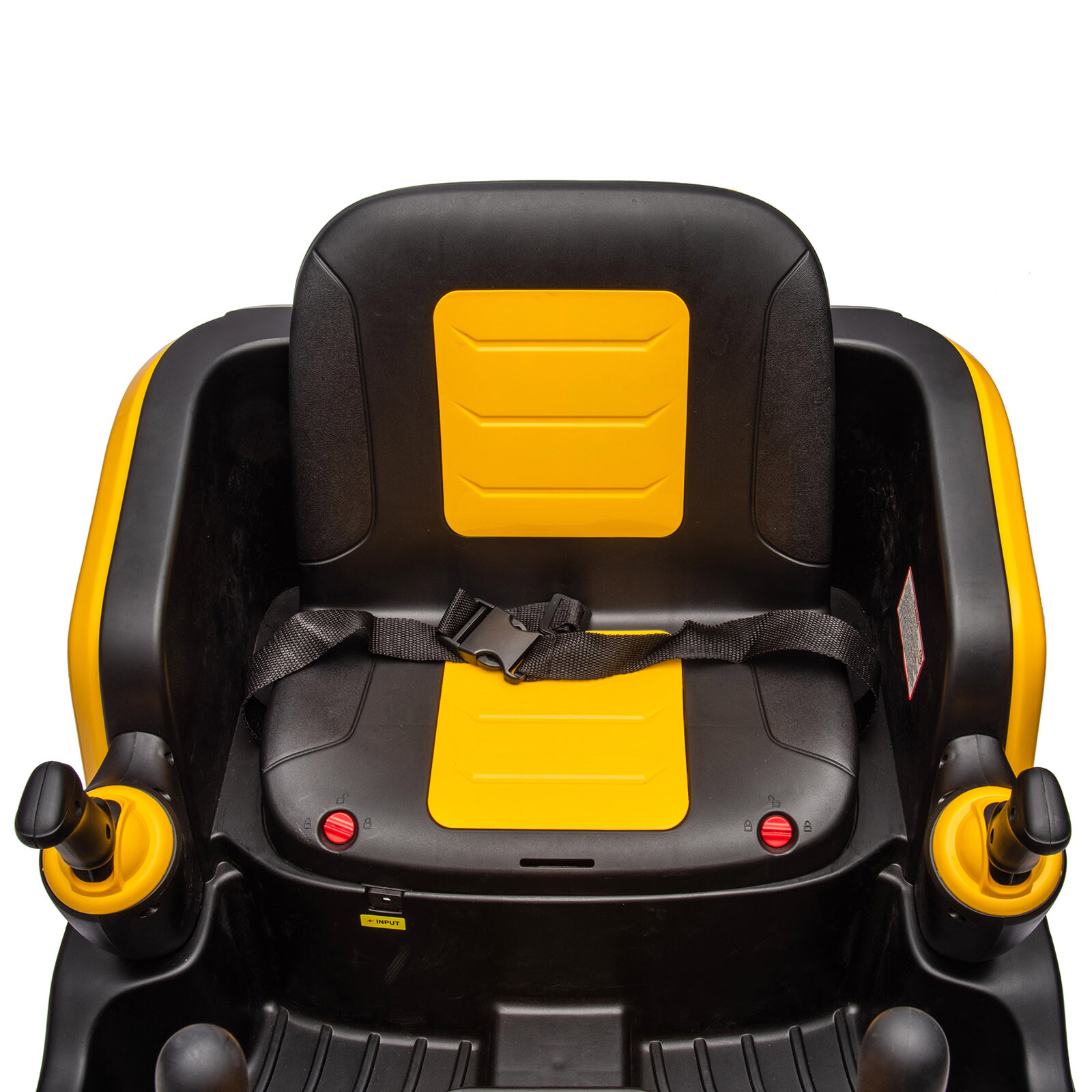 2IN1 12V 360° Kids Yellow Ride on Traxcavator Excavator Toys with RC