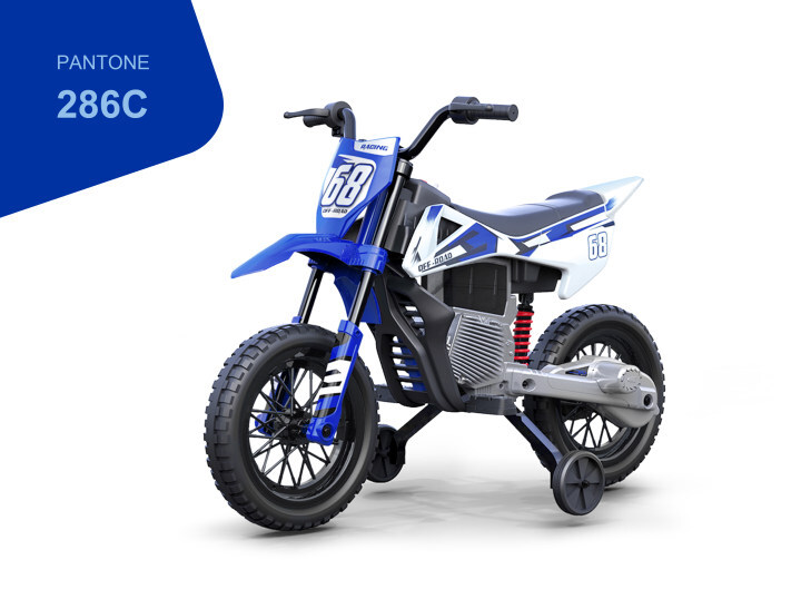 12V Kids Motorcycle, Kids Electric Dirt Bike with Traning Wheels for Kids Toddle