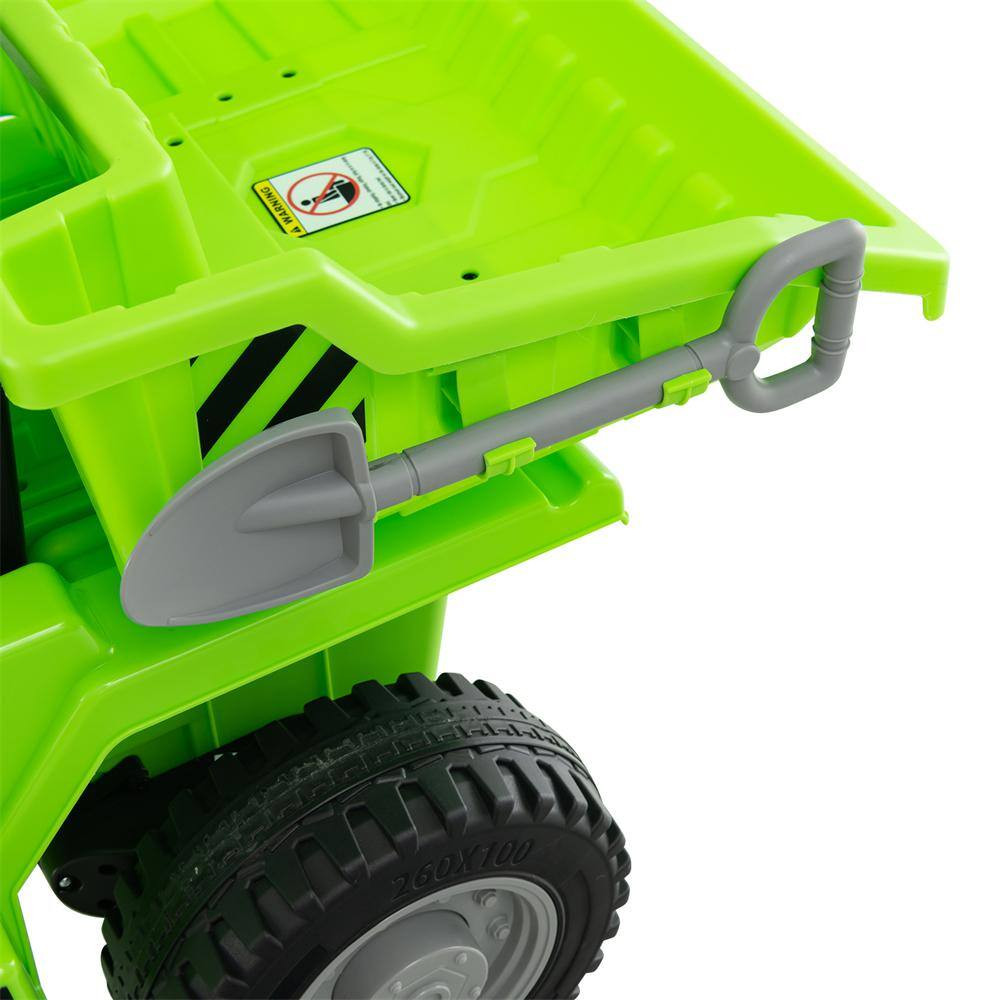 Kids Ride on Dump Truck 12-Volt Ride on Car with Electric Dump Bed 2.4G Remote C