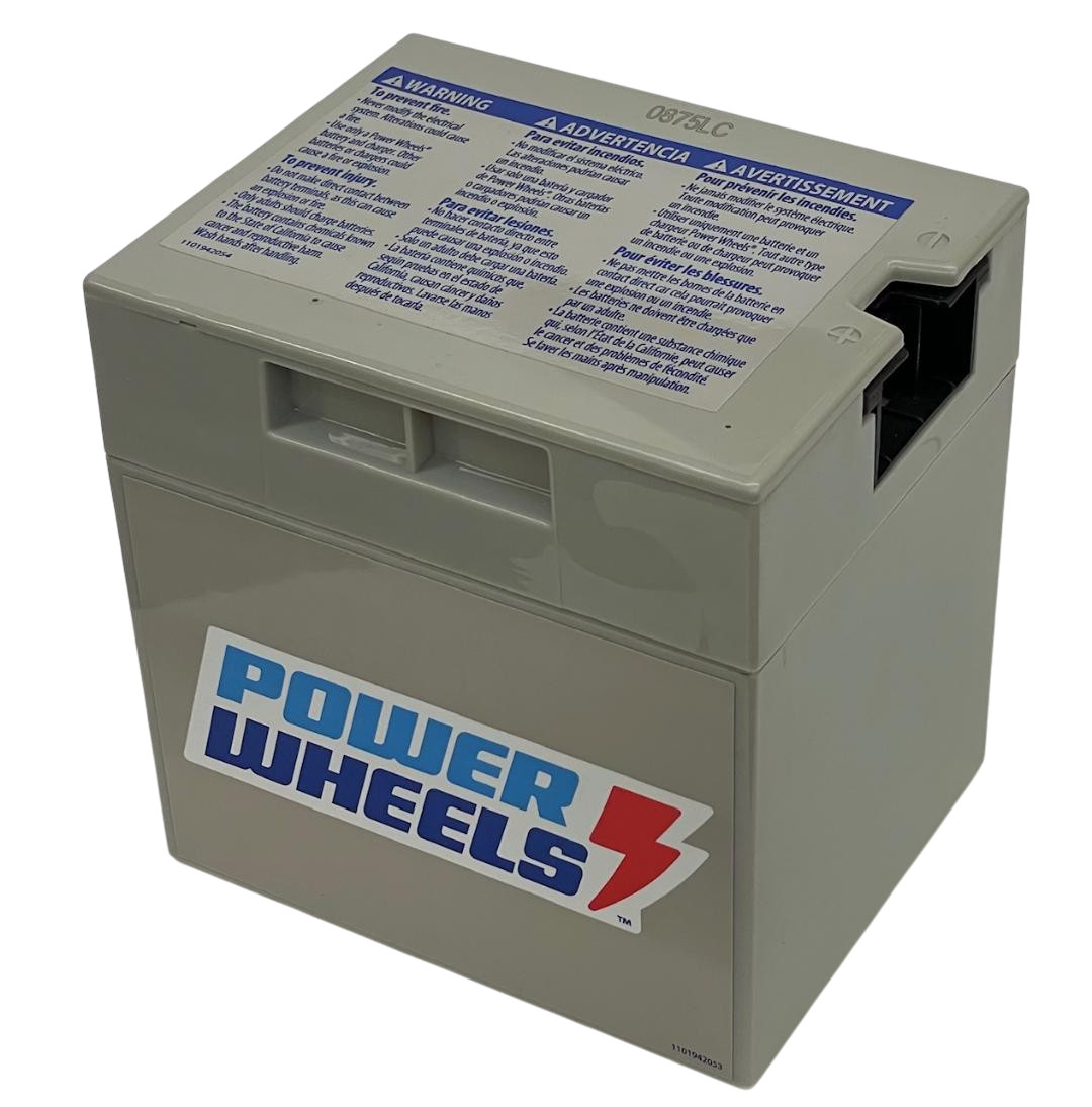 Power Wheels 12-Volt Gray Battery | Replaces 00801-0638 | OEM | Genuine
