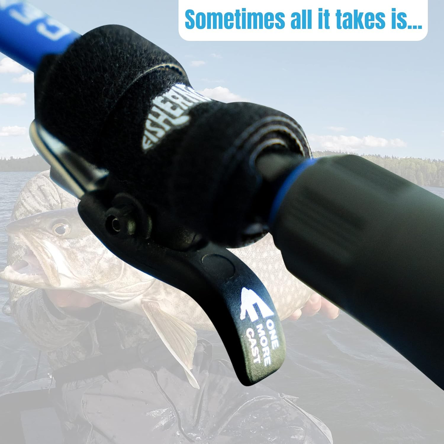 Cast Cannon Surf Fishing Trigger Aid – Bait Cannon Launcher, Protect Fingers & H