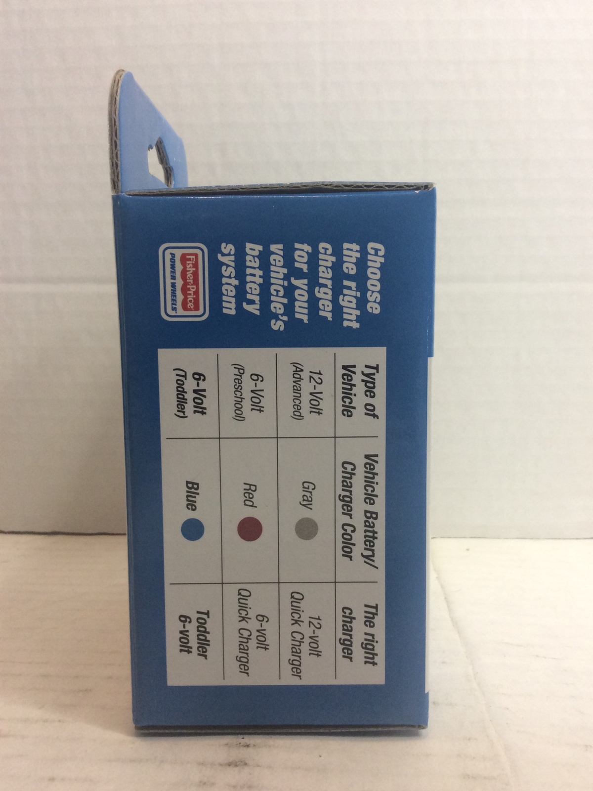 Fisher Price Power Wheels 6-Volt Battery Charger Toddler Blue P6829 6 Volt NEW