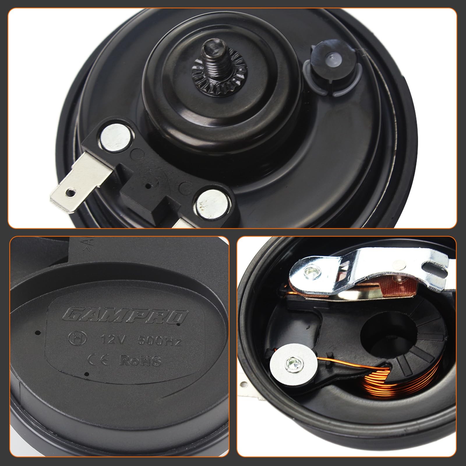 130DB Super Loud Electric Snail Horn DualTone Waterproof Universal for Any 12…