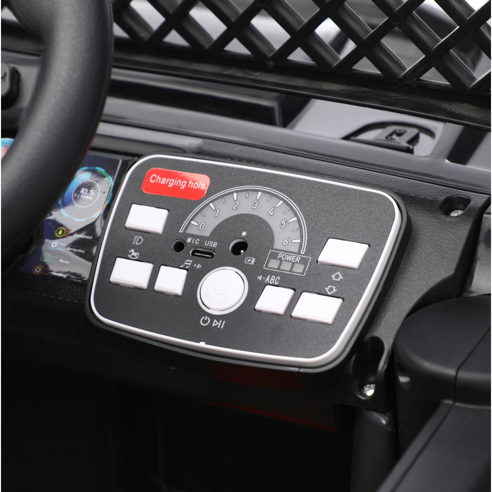 Remote & Manual Ride On Car for Kids w/ Swing, Music, Seat Belt 3-6 Years Gift