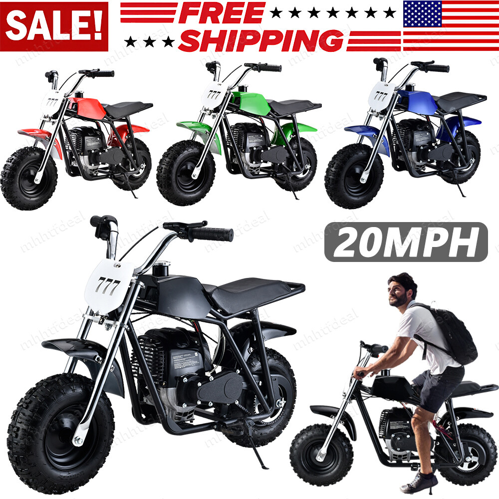 40cc Dirt Bike 4-Stroke Mini Dirt Bike Pit Bike for Kids Off Road Gas Motorcycle