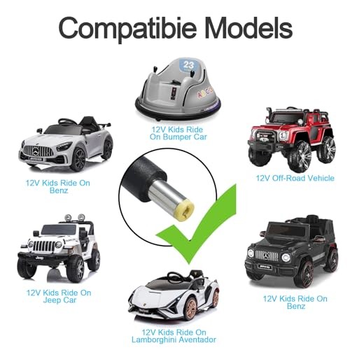 12V Kids Charger for Ride On Car, 12V Various Electric Ride-on Toys Car