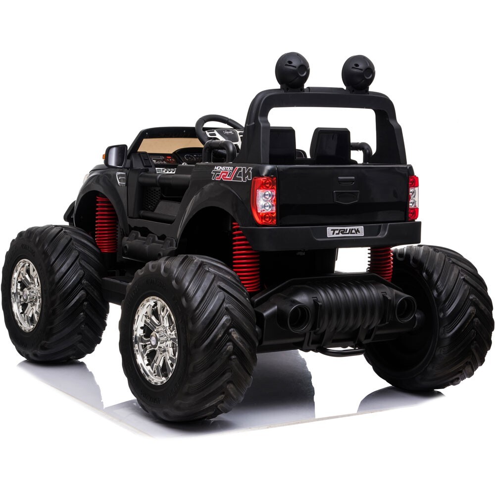 MotoTec Monster Truck 4×4 12v White / Black (2.4ghz RC)