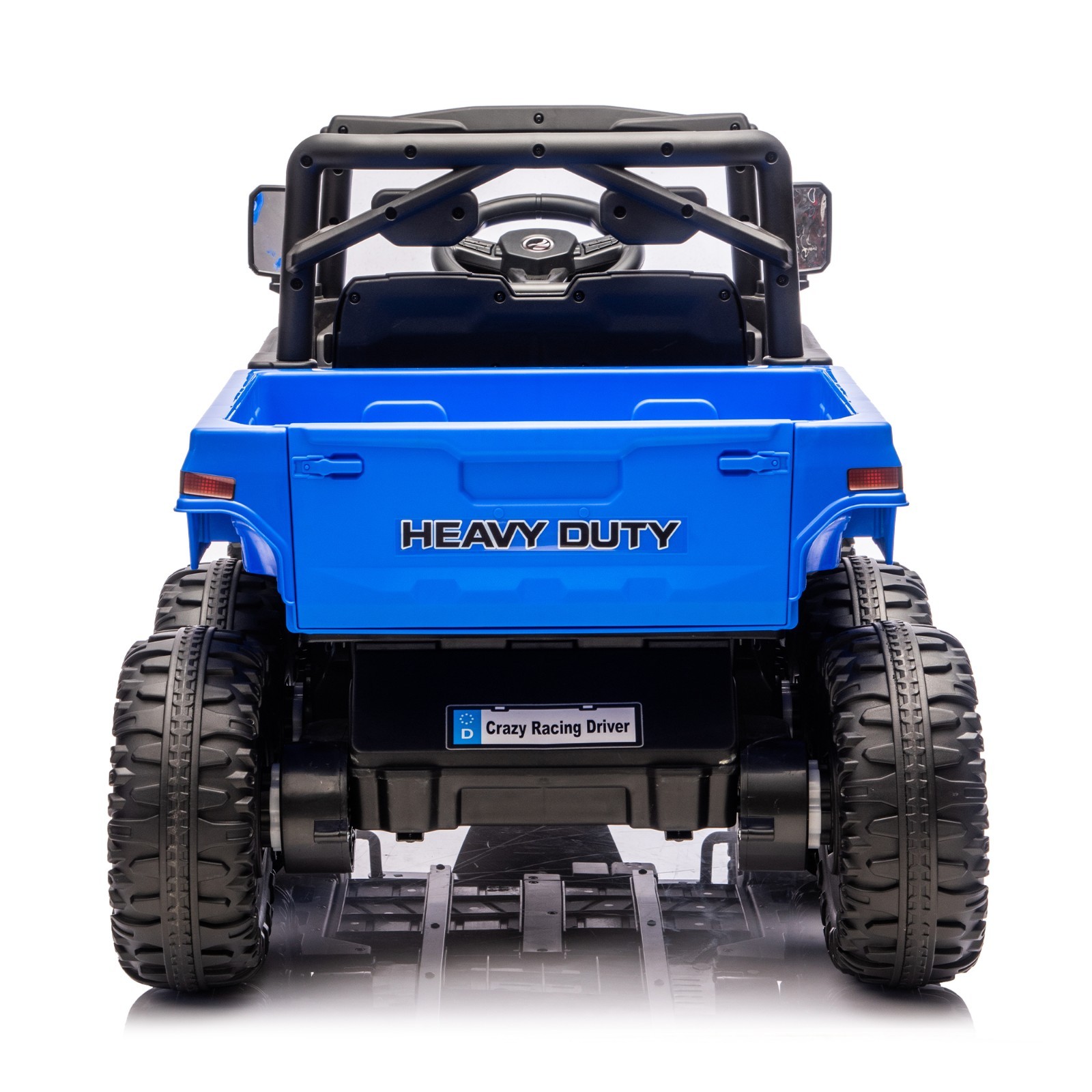 24V Kids ELectric Car Dump Truck Ride on Toys w/Remote,LED,400W Motor, Blue
