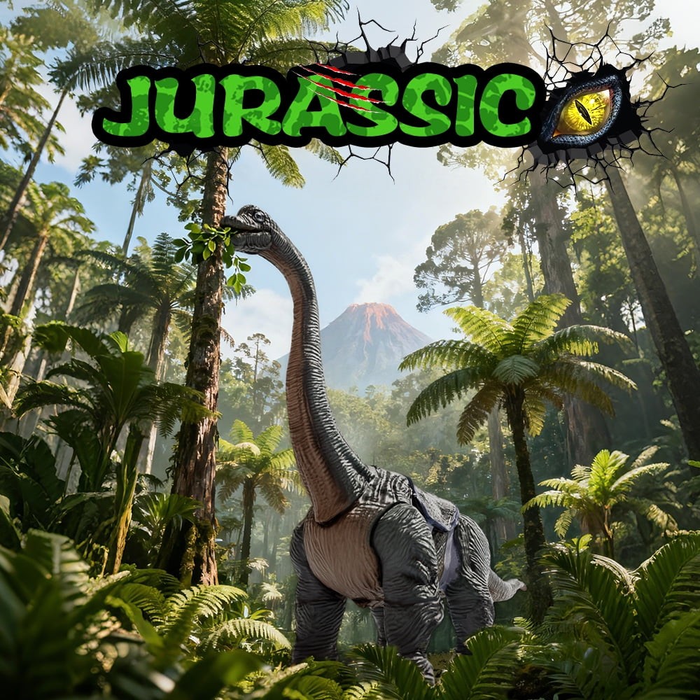 Wonder Living Dinosaur Ride on Toy Cars for Kids,Realistic Brachiosaurus Push Ca