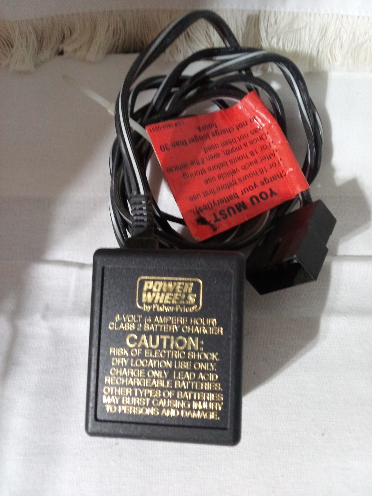 power wheels 6volt charger by fisher price