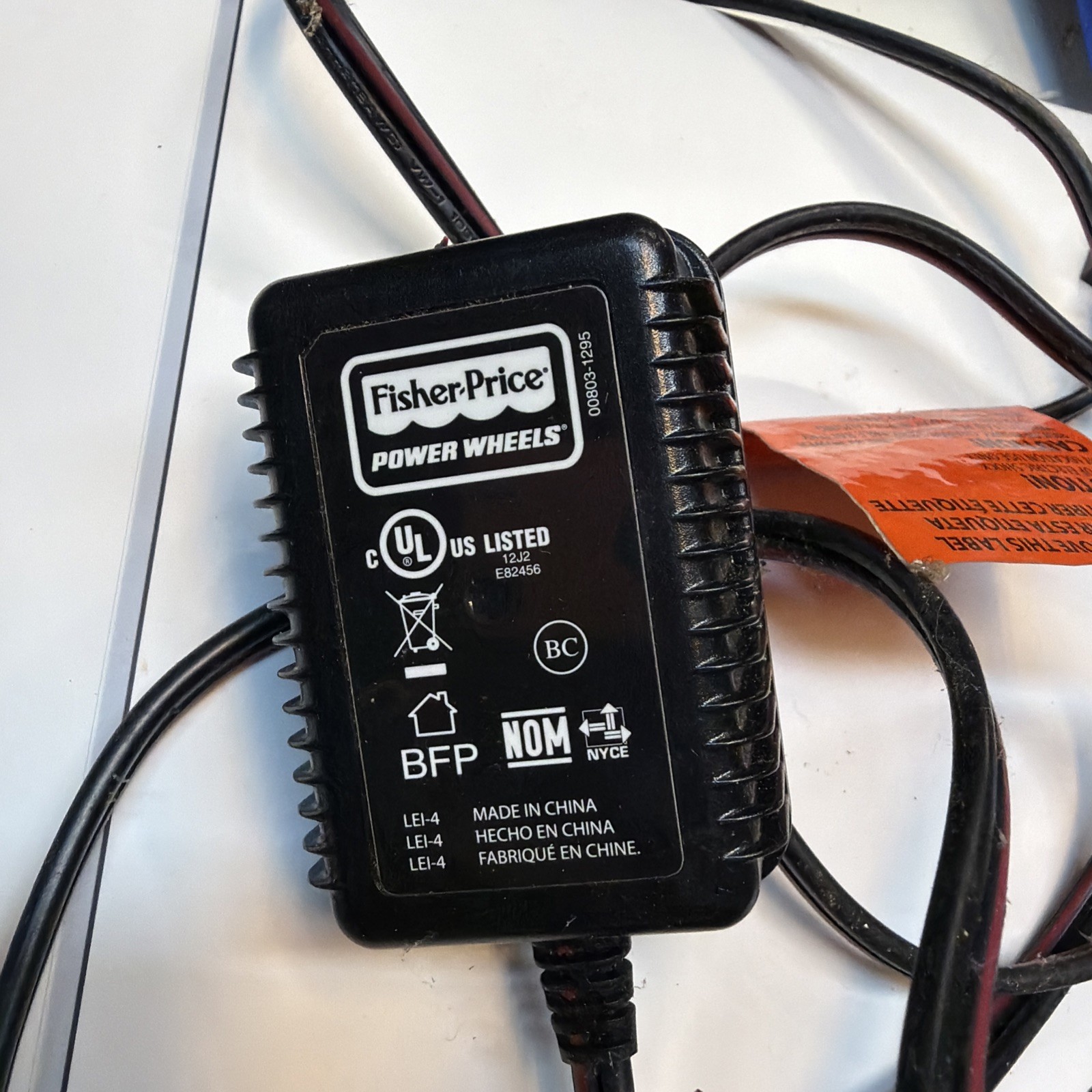Power Wheels Charger 12V Class 2 Battery Wall Plug 00801-1781 LEI-4 Fisher Prcie