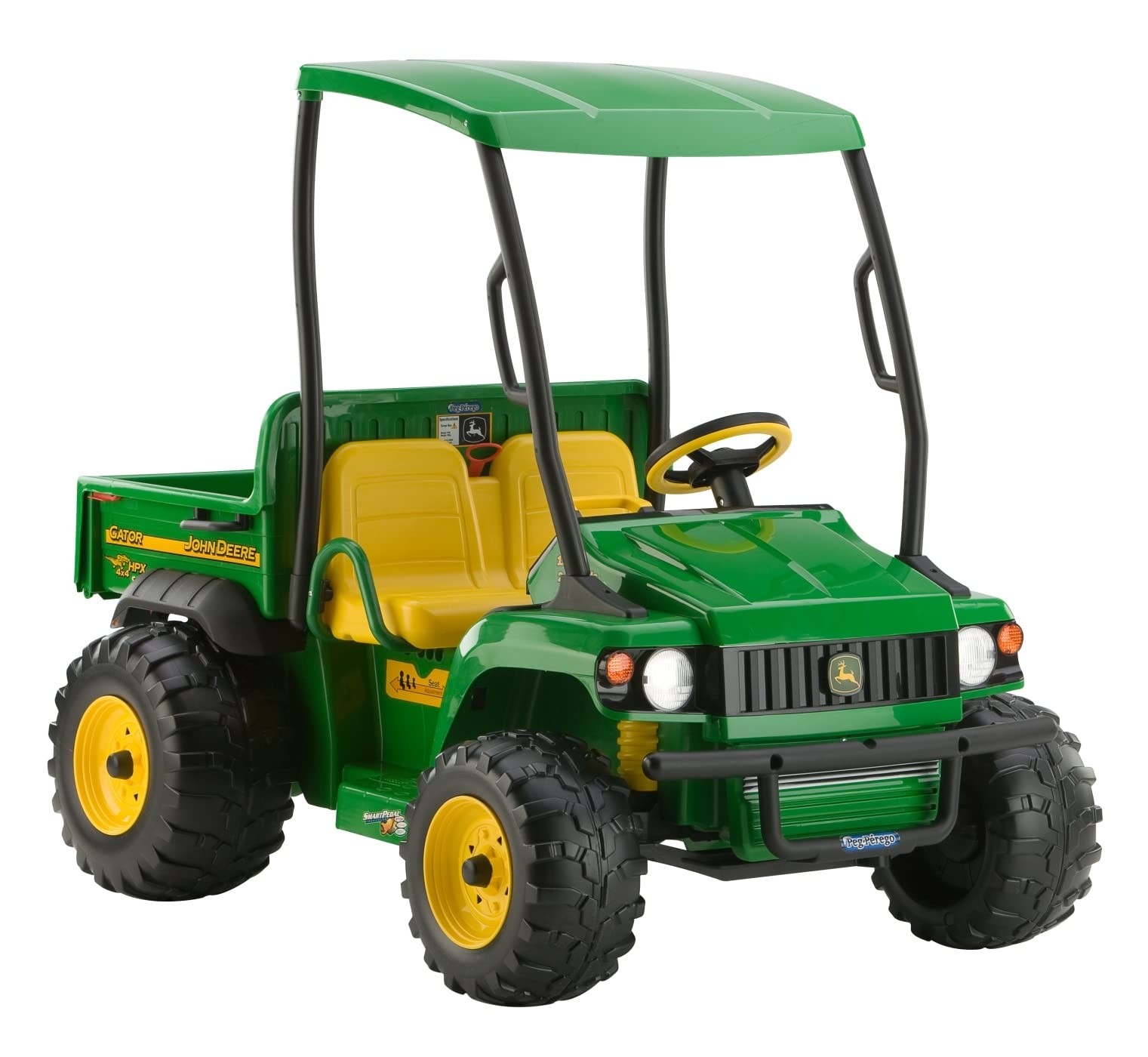 Peg Perego John Deere Gator Hpx Rear Wheels Black Unfinished 3 X 3. Inches /1 X