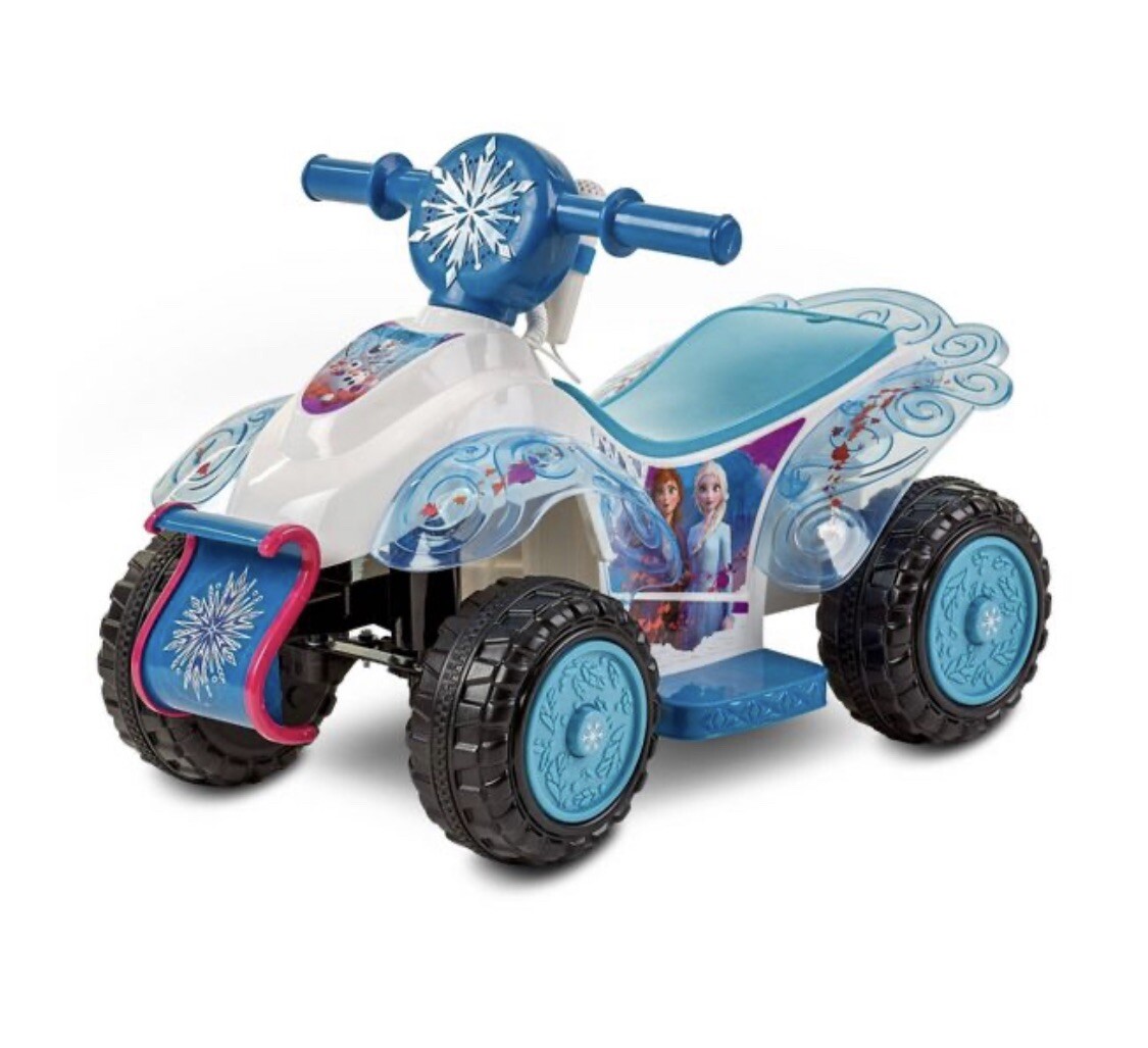 Disney Frozen 2 Kid Trax Sing and Ride On Toy for Toddler 6V Quad Kids 4 Wheels