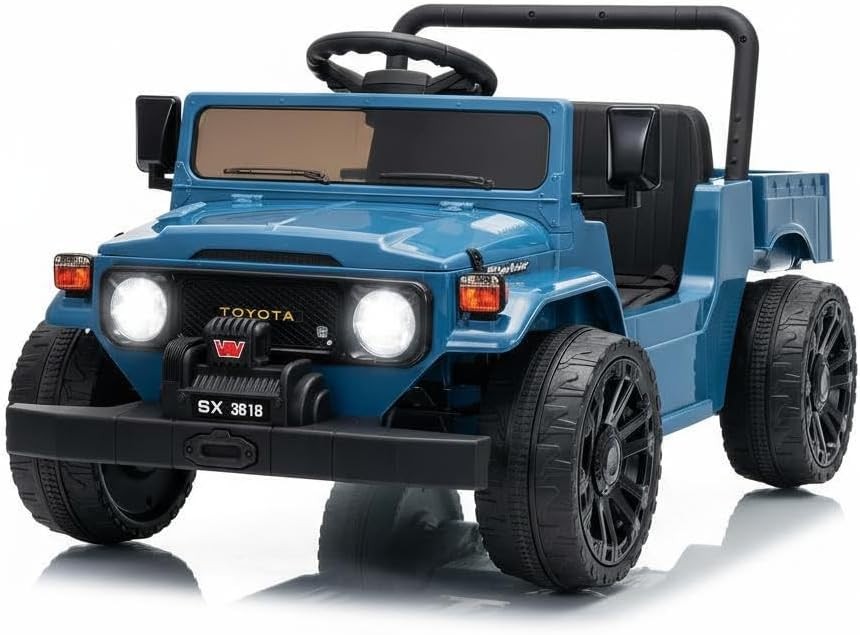 Toyota Licensed 12V Ride on Car,Pickup Truck with Battery Powered,Remote Control