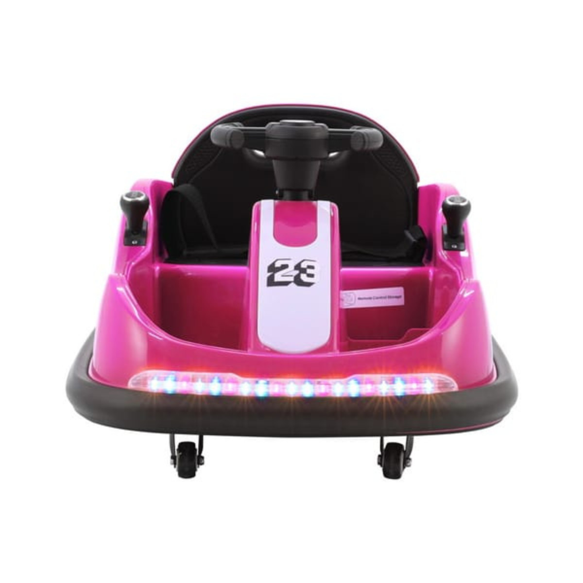 Kids 6V Ride On Bumper Kart Electric Car Pink Remote Control Toy
