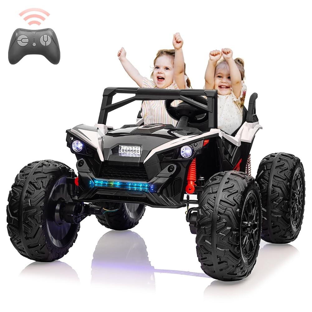 24V Ride on UTV Car Electric Toys 4WD Off-Road Quad W/Remote For Kids Gift