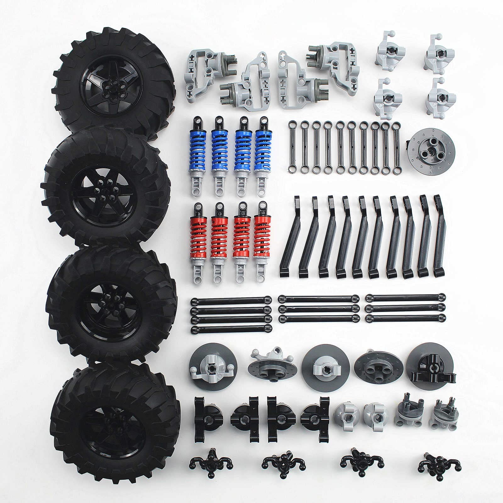 Technical Parts Vehicles Suspension with Tire 107×44 Technical Parts Set with…
