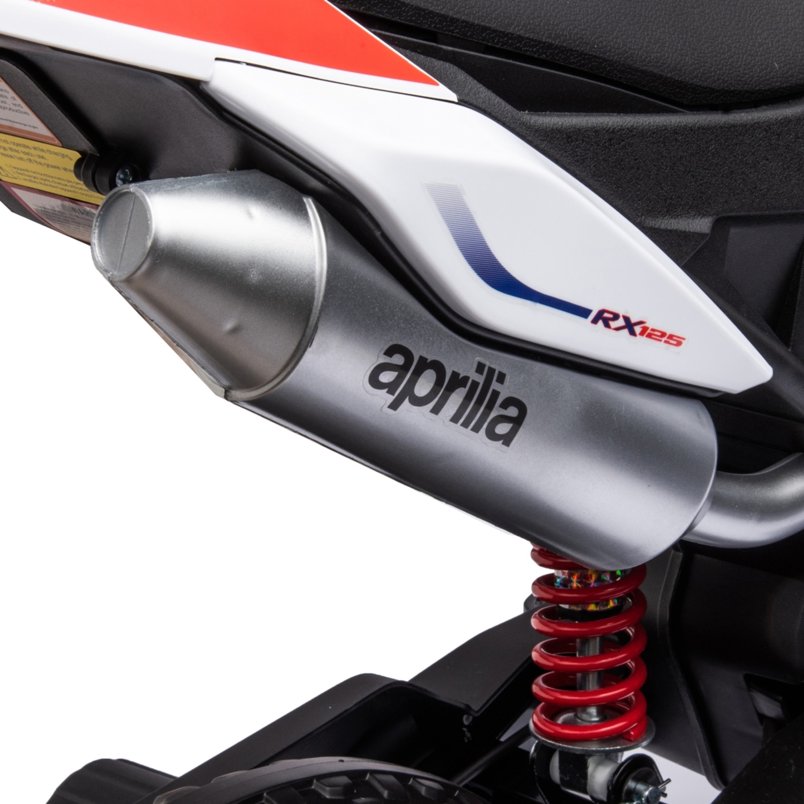 12V Aprilia Motorcycle Kids Ride On Toy Electric Power Bike Bluetooth 66lb Cap