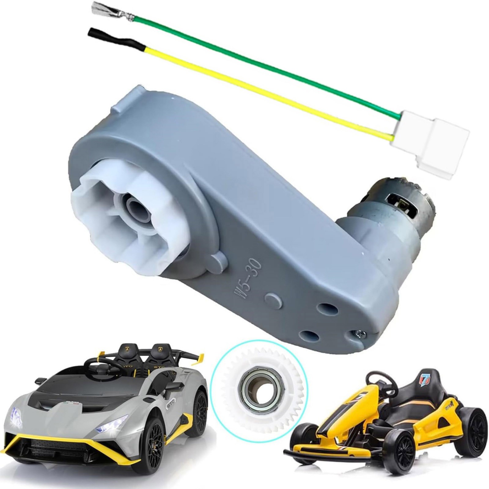 Good Quality RS775 High-Speed Motor Gearbox 24V For Power Wheels Electric Cars