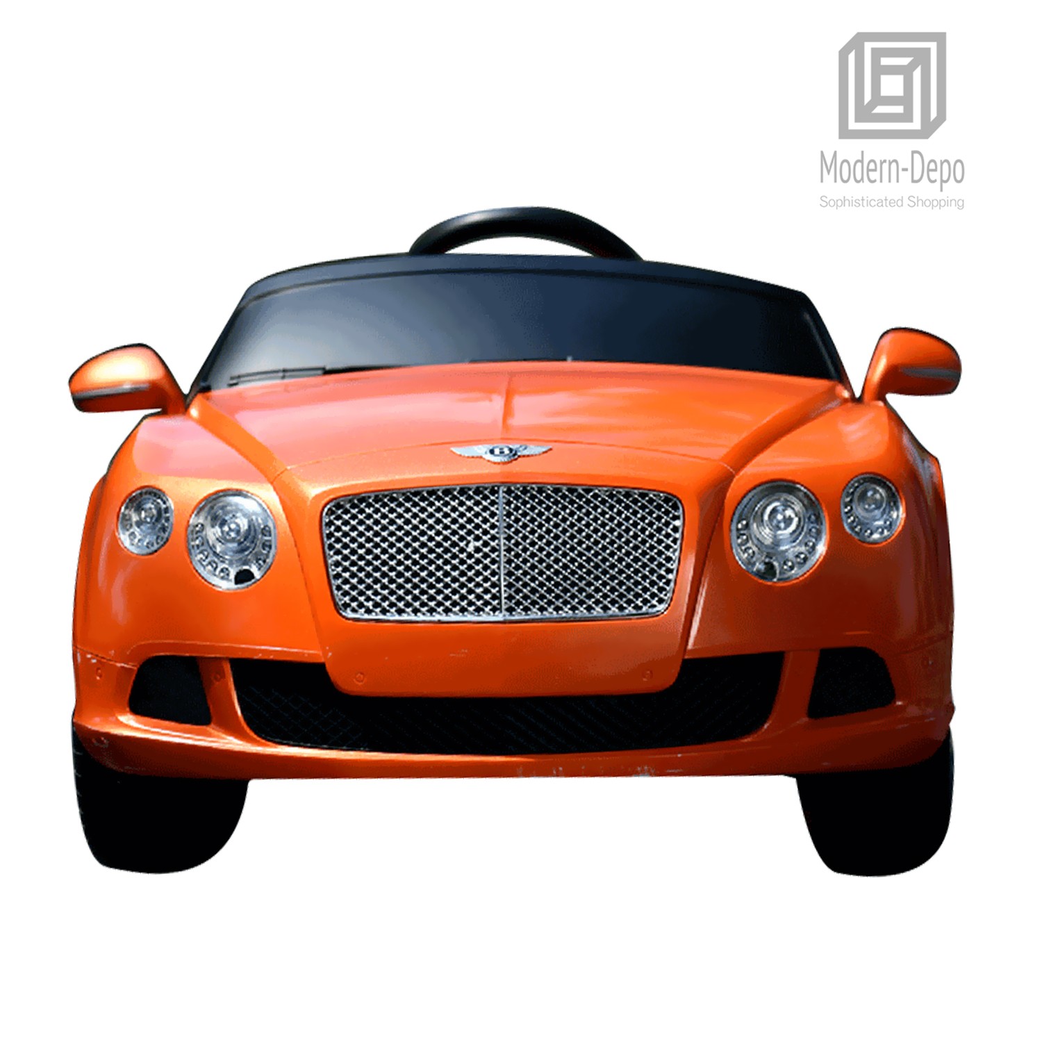 Bentley GTC Kids Ride On Car With Remote Control 12V Battery Orange