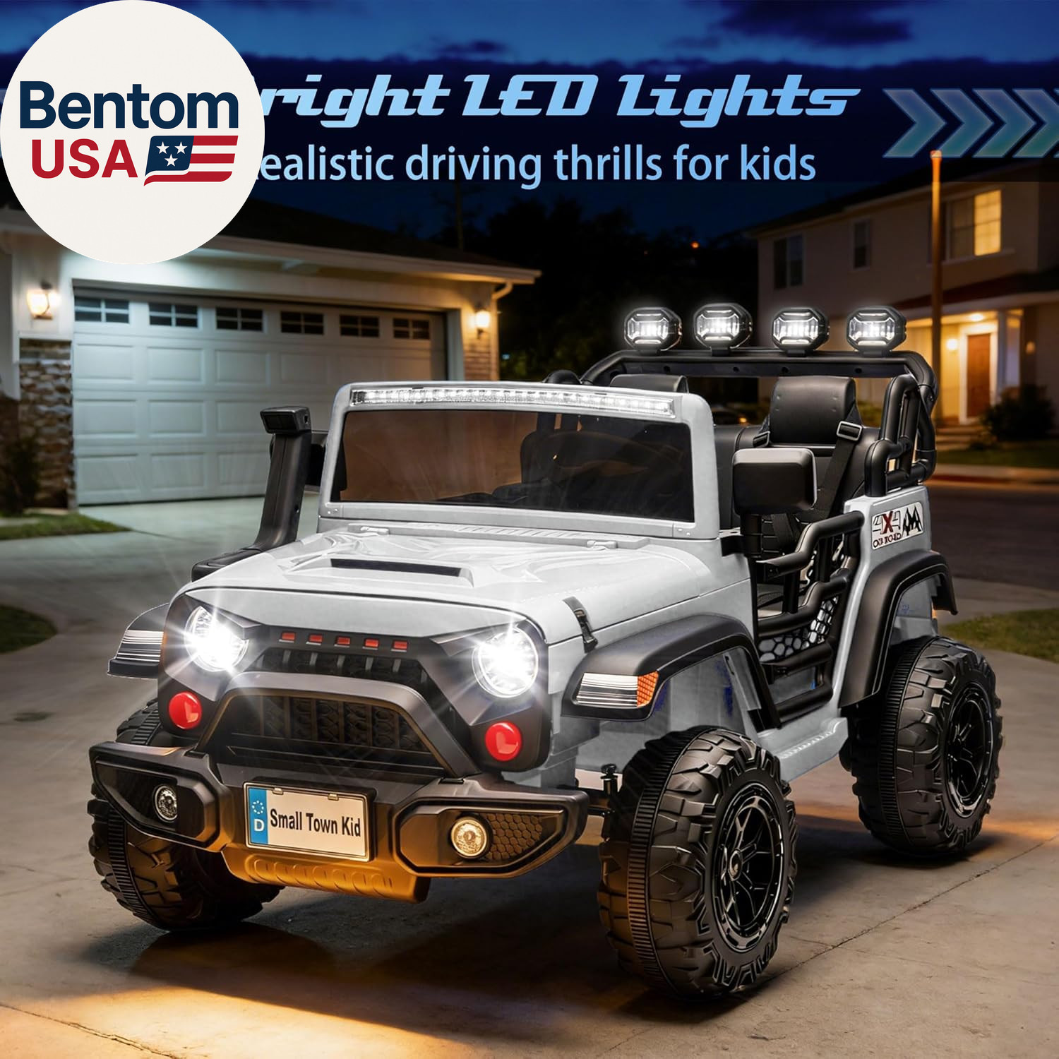 24V Ride on Toys for Big Kids, 2 Seater Ride on Cars with Remote Control, 400W M