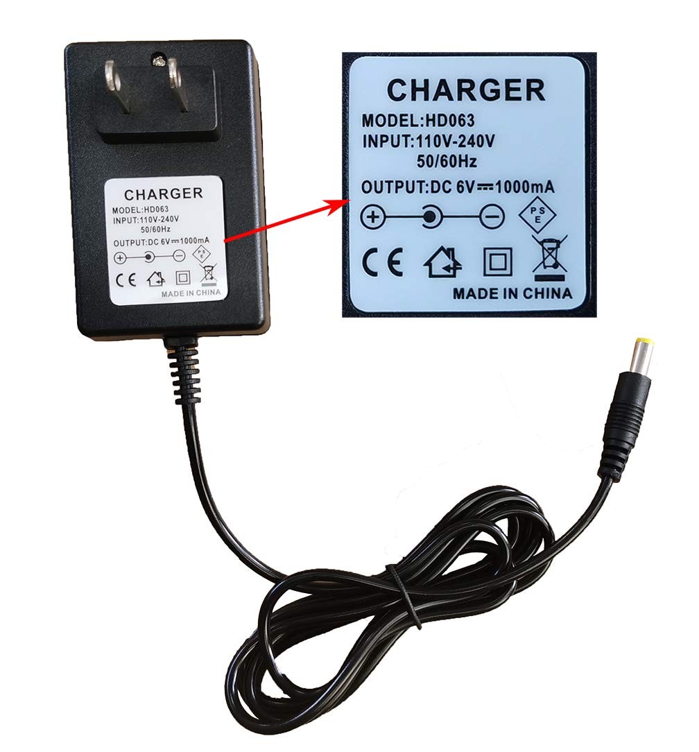 6V Battery Charger for Kids Ride On Toys car 6 Volt Battery Charger for Best …