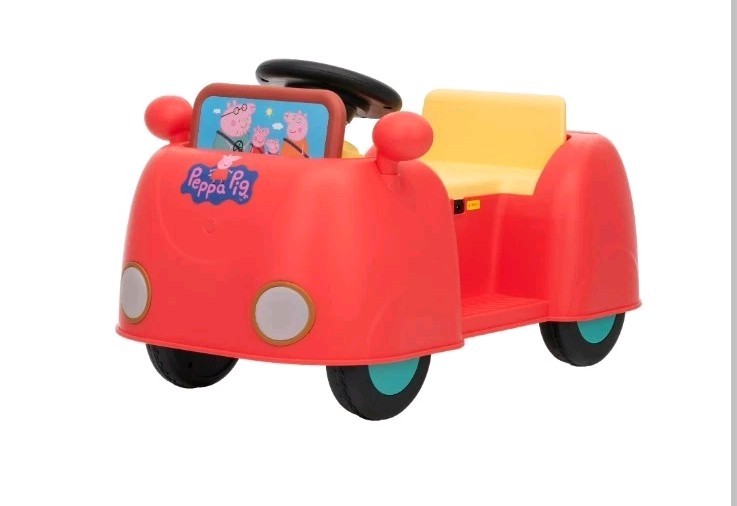 Peppa Pig 6V Electric Ride-On Car with Battery and Charger