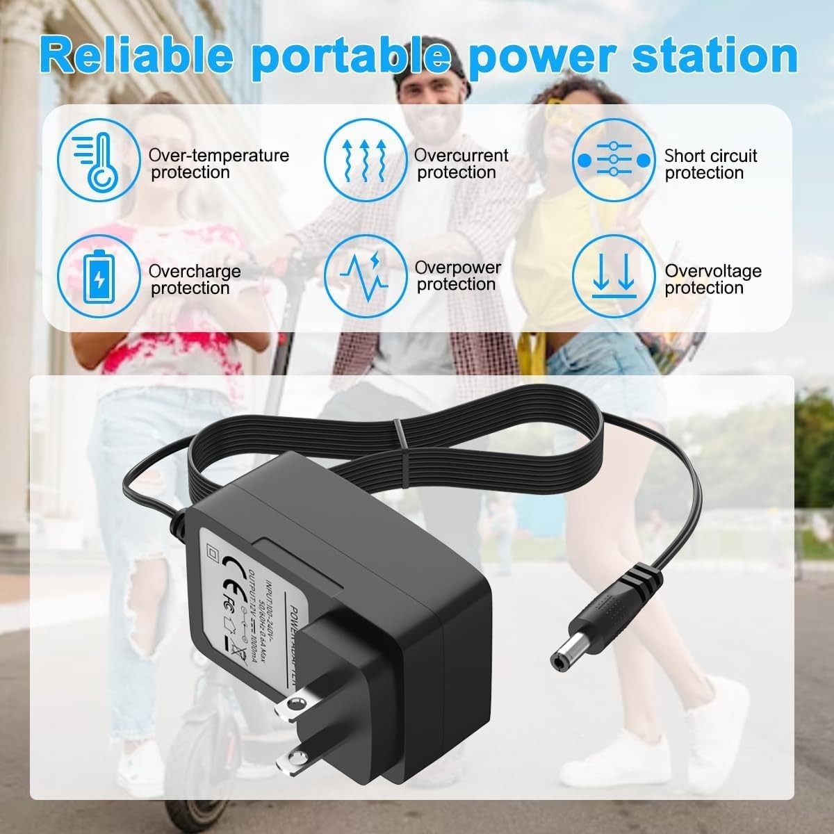 12V Battery Charge for Kid Ride On Toys Compatible with Razor Power Core E90 …