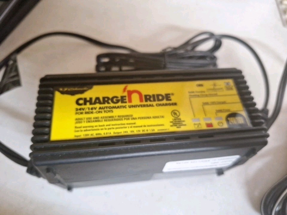 Schumacher CR2 Charge N Ride On Toy 1.5A 24/16V volt universal battery charger