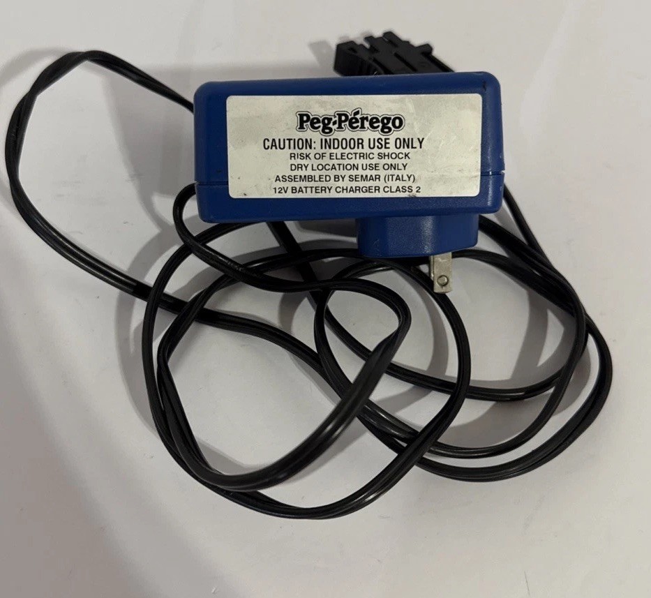 Genuine Peg Perego 12-Volt Charger Battery, 12 W, Model 25200001