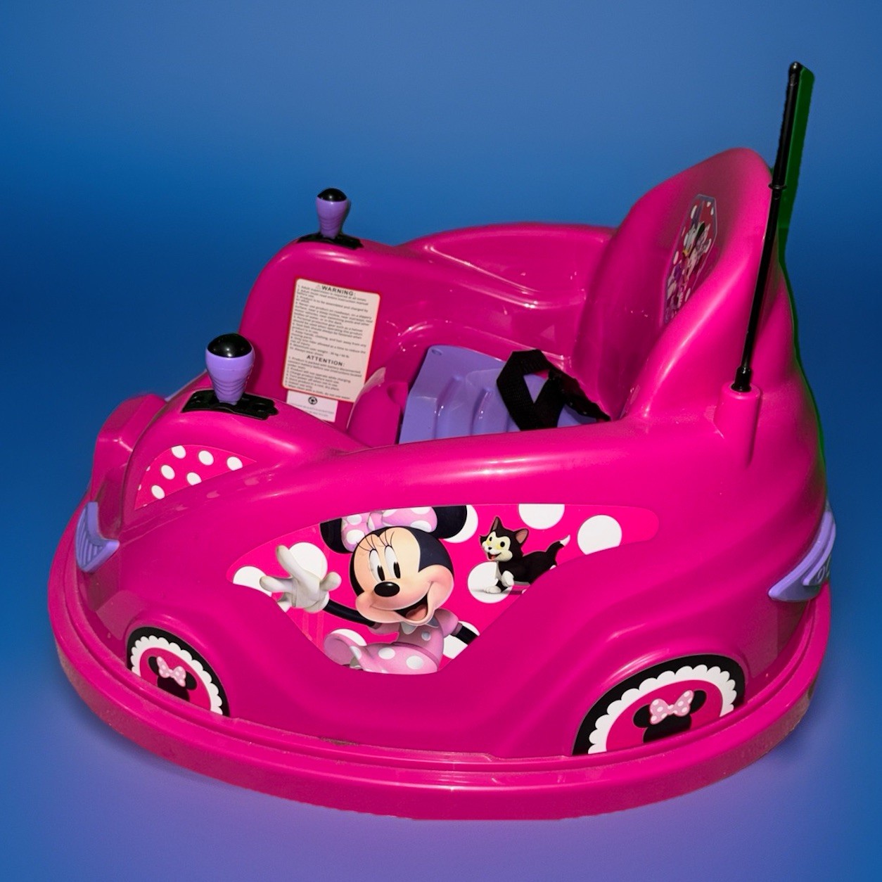 Disney’s Minnie Mouse 6V Bumper Car, Battery Powered Ride on by Flybar