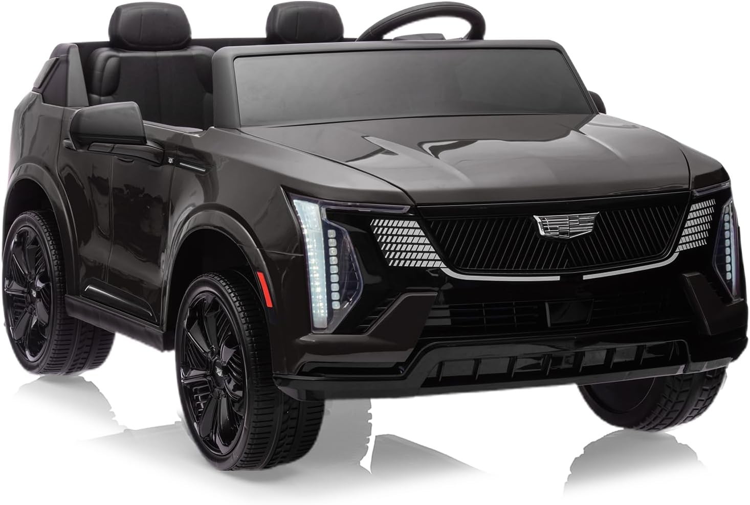 GRAVEE Licensed Cadillac 24V Ride-On Car 2-Seater with LED MP3 USB Parent Remote