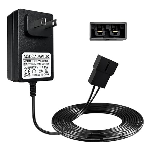 for Fisher-Price Power Wheels 6V Battery Charger for Ride-On Toys, Replacement
