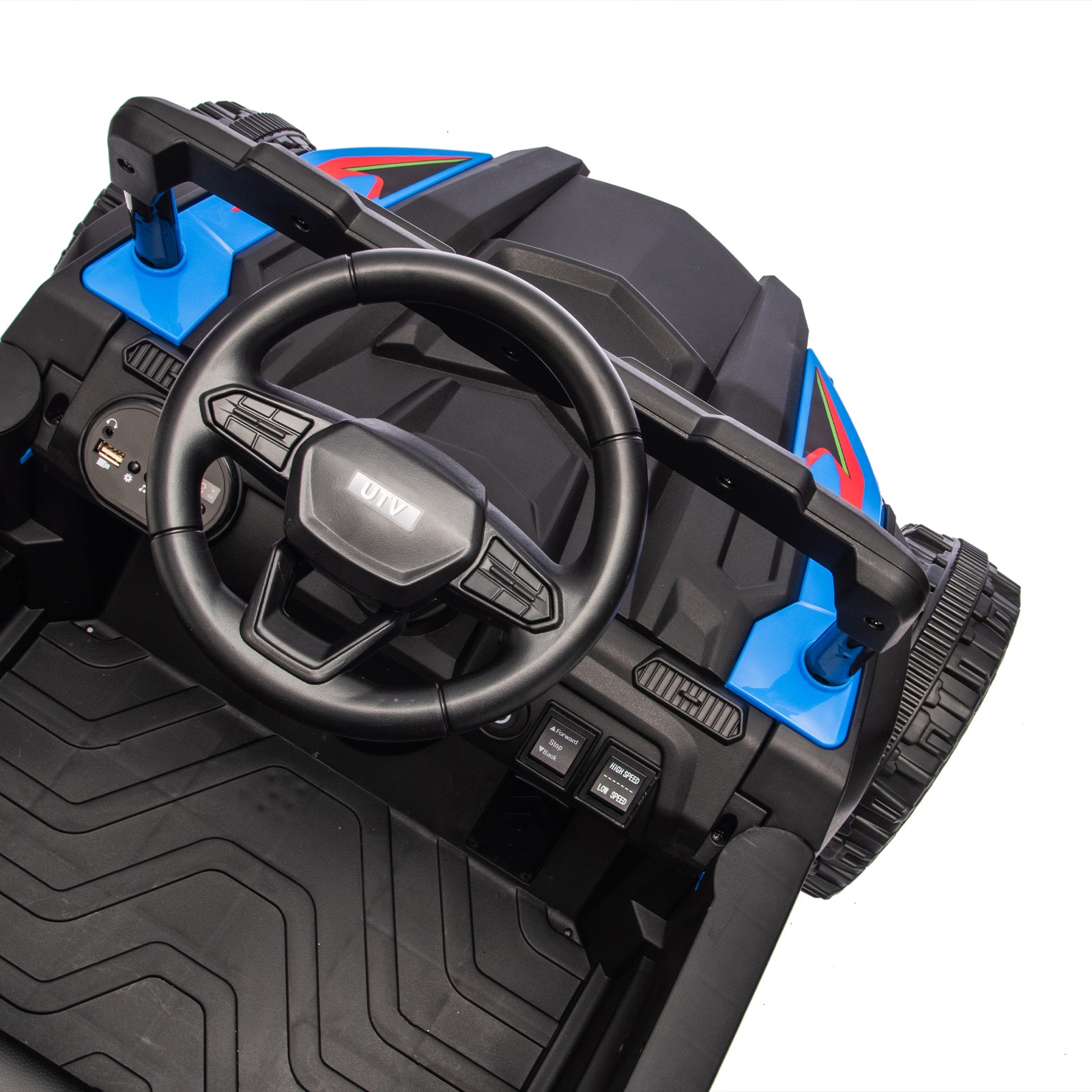 24V Kids ride on UTV W/ 2.4G PC,80W*2,Four-wheel suspension for Kids Aged 3-5