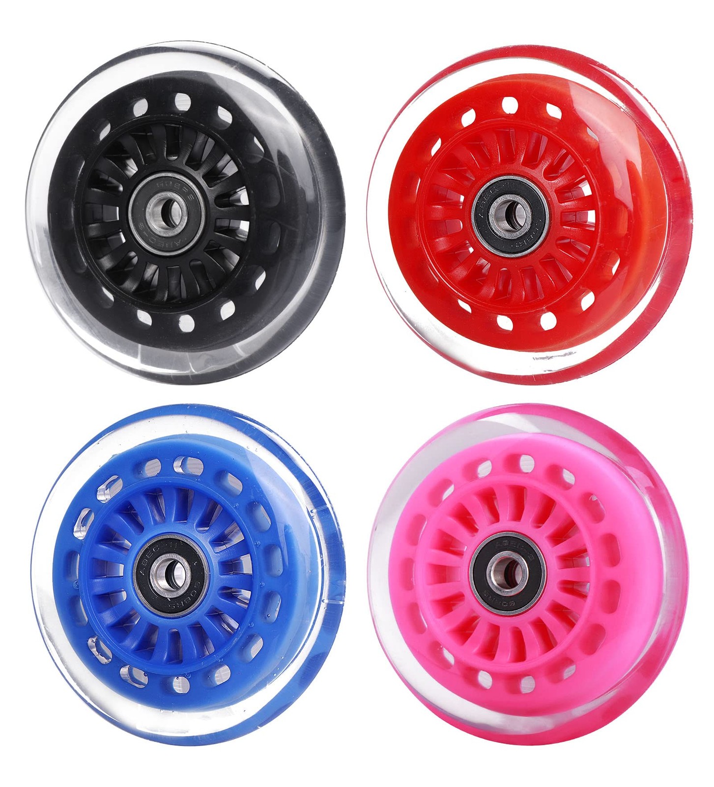 90mm Wiggle Car Polyurethane Wheels Set Upgrades for PlasmaCar Ride-on Toys W…