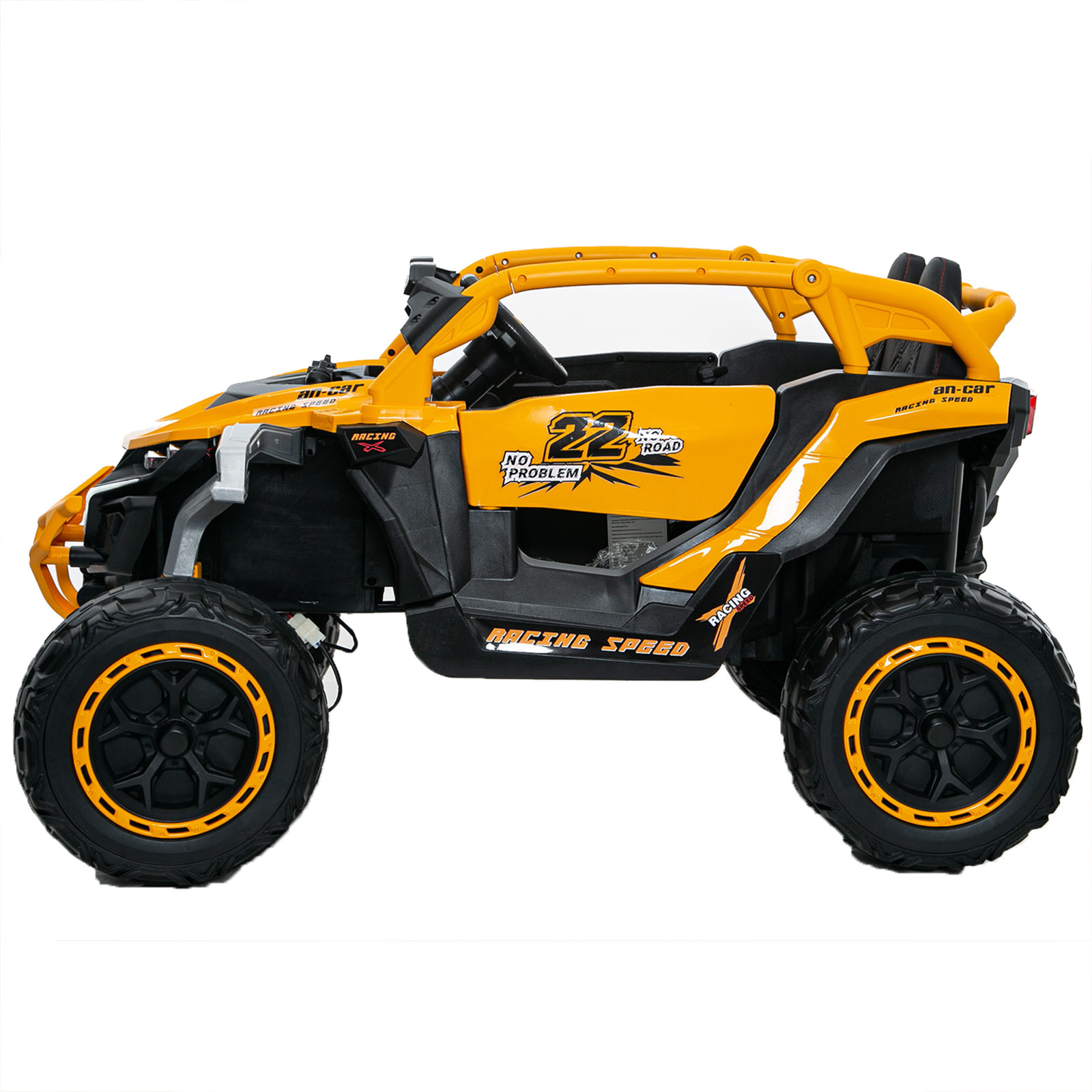 12V Ride on Models Truck Car Kids Electric 2 Seater UTV For 3-6 Years Old Yellow