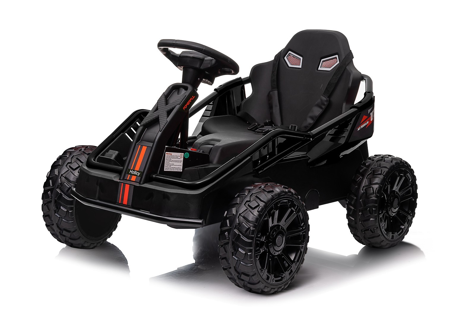 24V Ride On Toy for Kid Gift 4x200W Electric Go Kart Safety First Battery-Powere