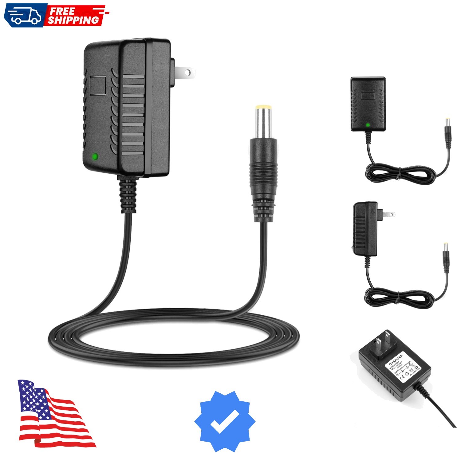 6V Battery Charger for Ride On Toys,6V 1A Battery Charger