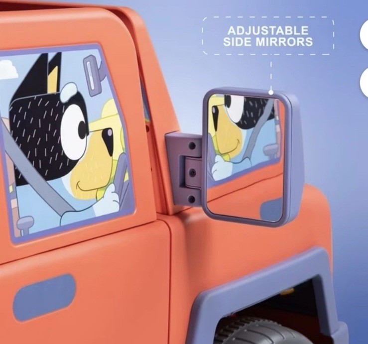 Bluey Heeler Family 12-Volt Battery Powered Ride-On Car Truck Ages 3+