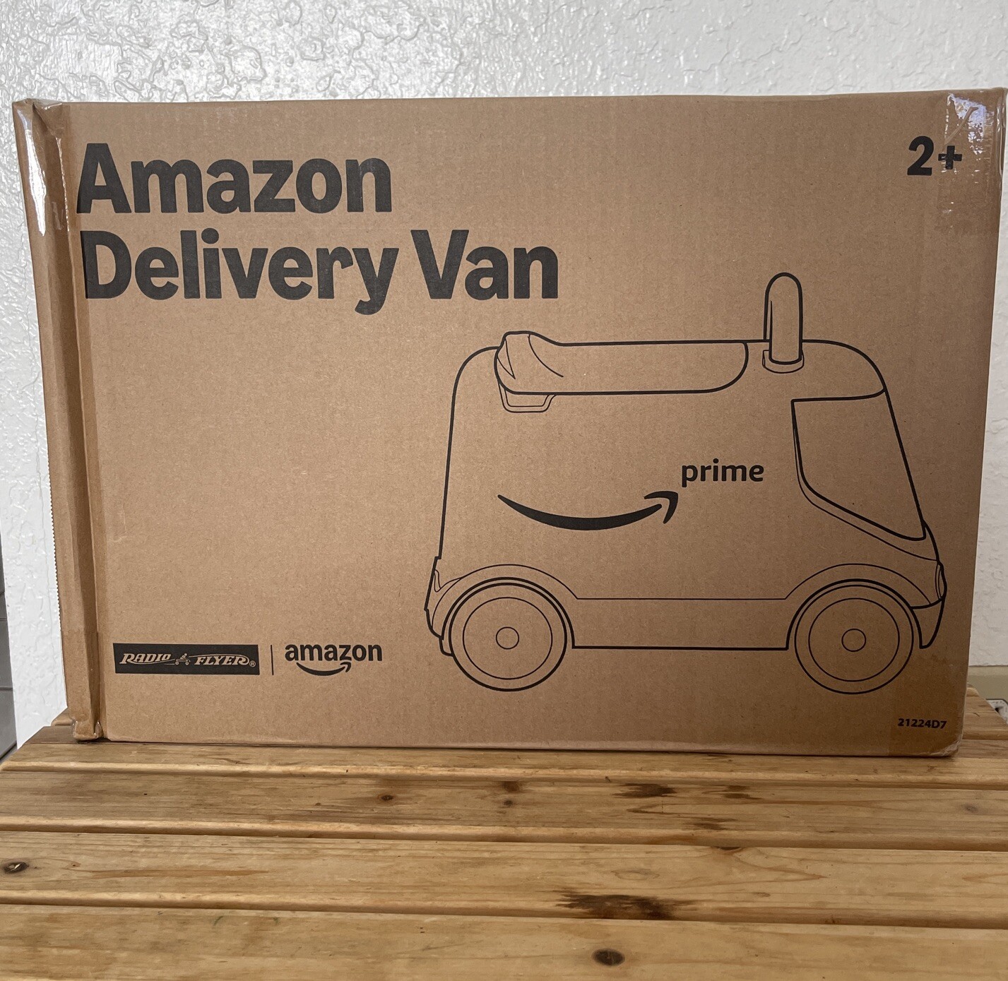 Amazon Delivery Van Ride On Toy for Kids, Blue Toddler on Ages…
