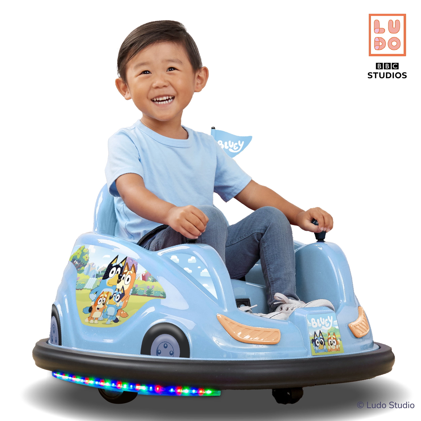 Bluey by 6V Bumper Car Ride on Toy for Children 1 Count FREE SHIPPING