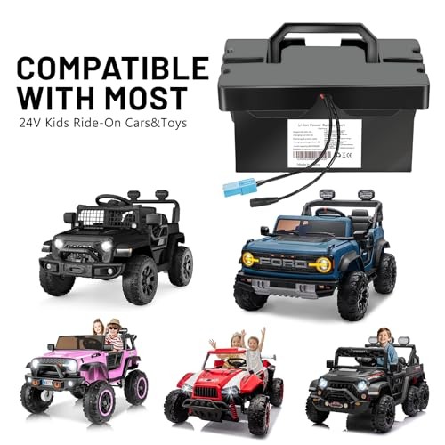 24V8Ah Lithium Battery for Ride On Toys & Cars, Compatible 24V8AH(with charger)
