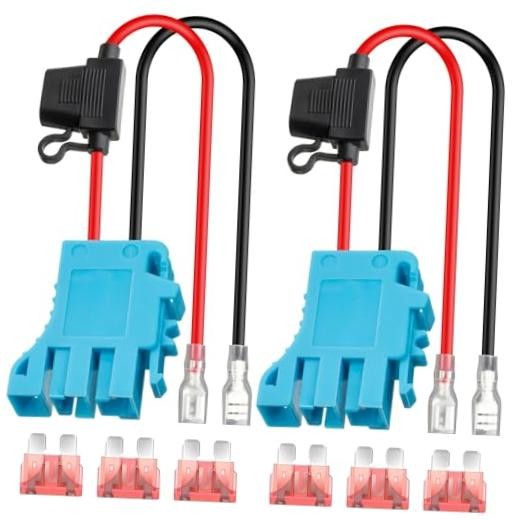 2 Pack 12 AWG Wire Harness Connector Replacement Compatible with Peg-Perego