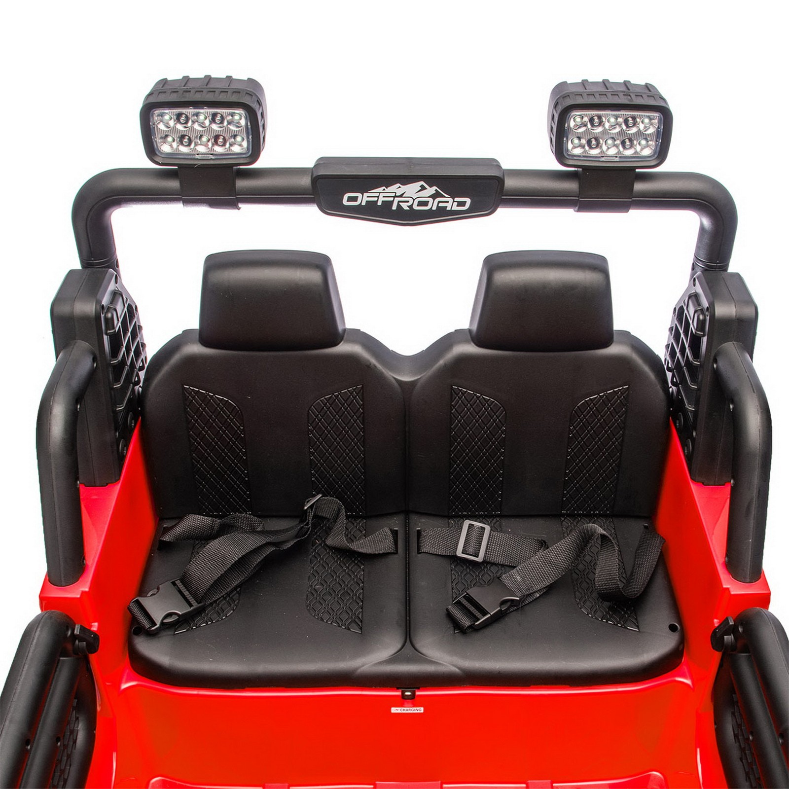 24V 2-Seater Off-Road Ride On Jeep Car Toy Parent Control LED Music Dual Motors