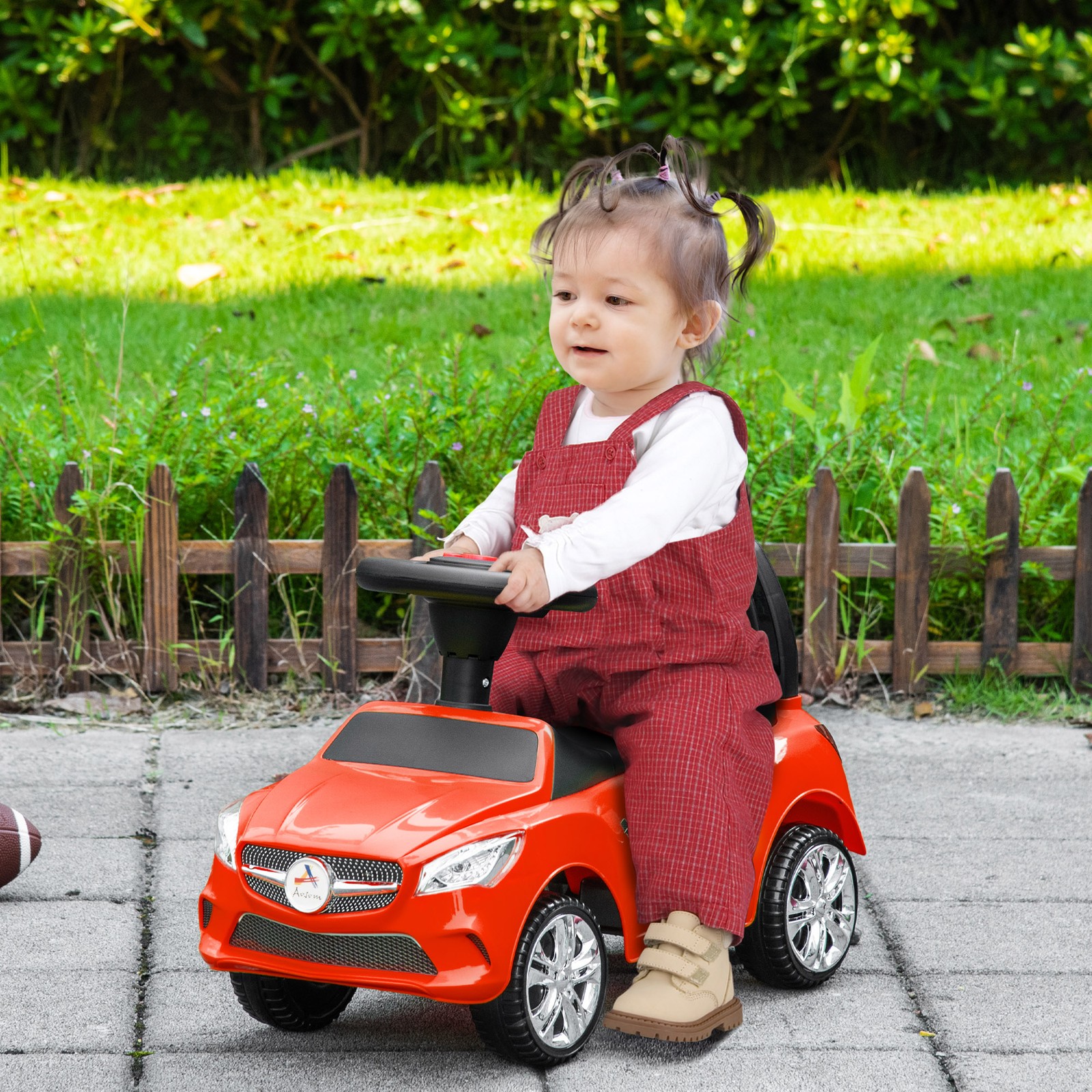Ride on Sliding Car Baby Ride On Horn Music Working Lights Storage No Power