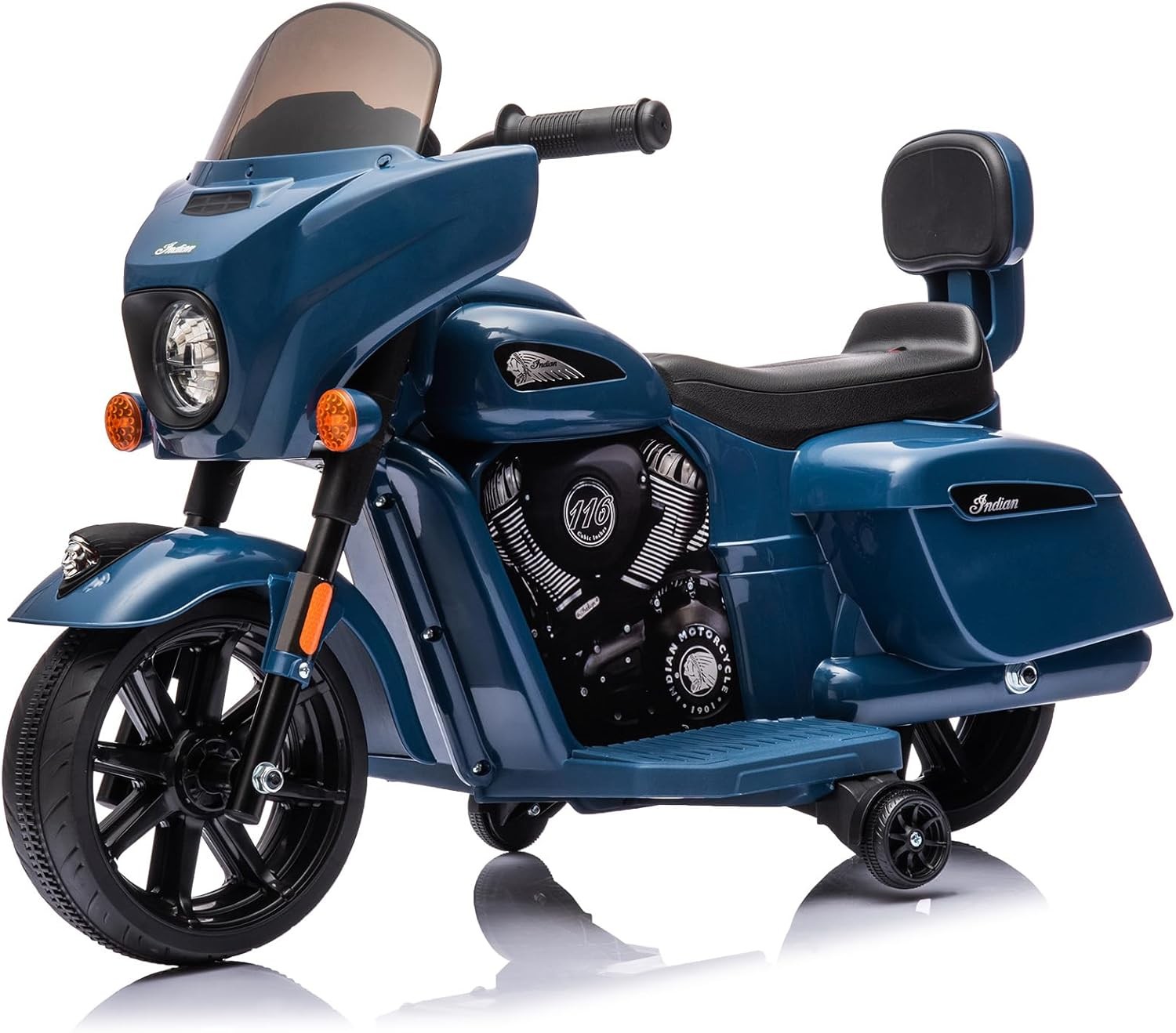 6V Kids Motorcycle,Electric Motorbike w/ Training Wheels,Toddler Motorcycle Gift